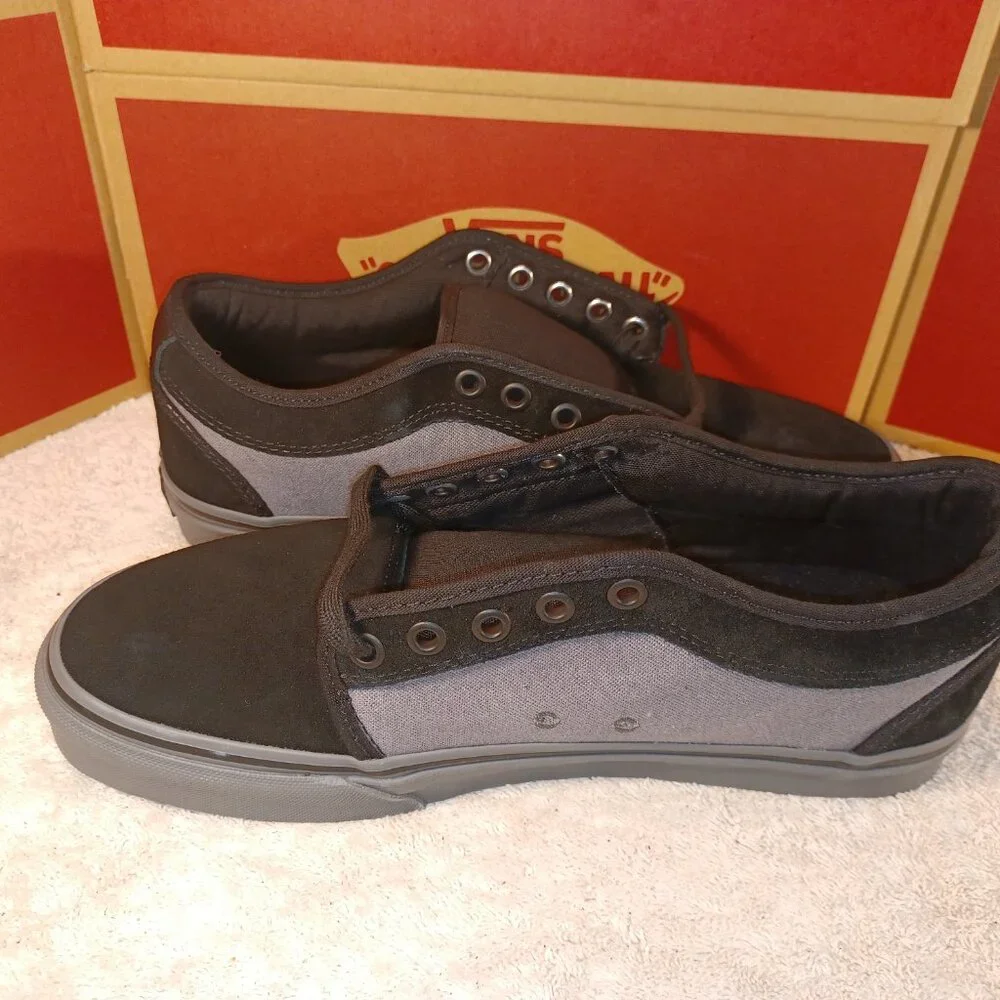 Vans Men's 7/Women's 8.5 Chukka Low Denim Black Pewter VN0A4BX47IW